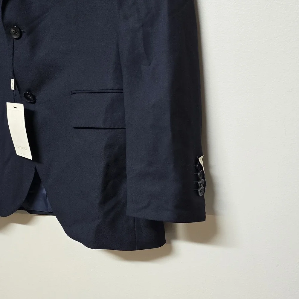SuitSupply‎ La Spalla Navy Wool Blazer Sport Coat 2 Piece 40R Vitale Barberis